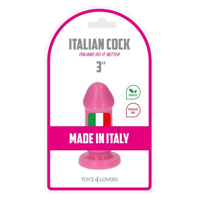 piccolo fallo rosa con ventosa dildo mini vaginale anale per uomo e donna pink