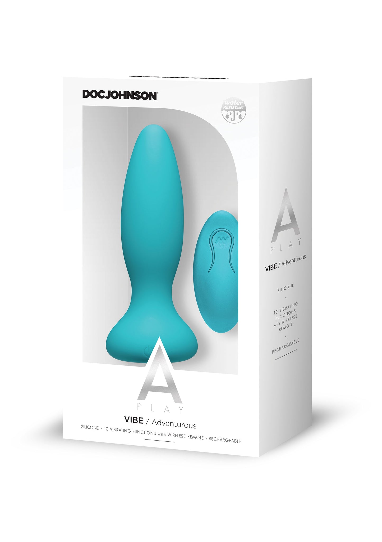 Vibe adventurous Plug azzurro in silicone 10 funzioni