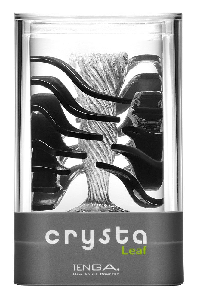 Masturbatore trasparente con stimolatore Crysta