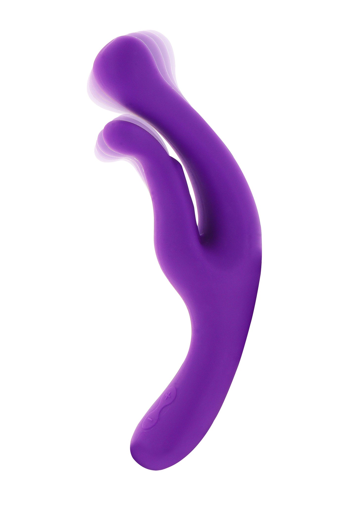 Vibratore doppio stimolatore in silicone G-Booster