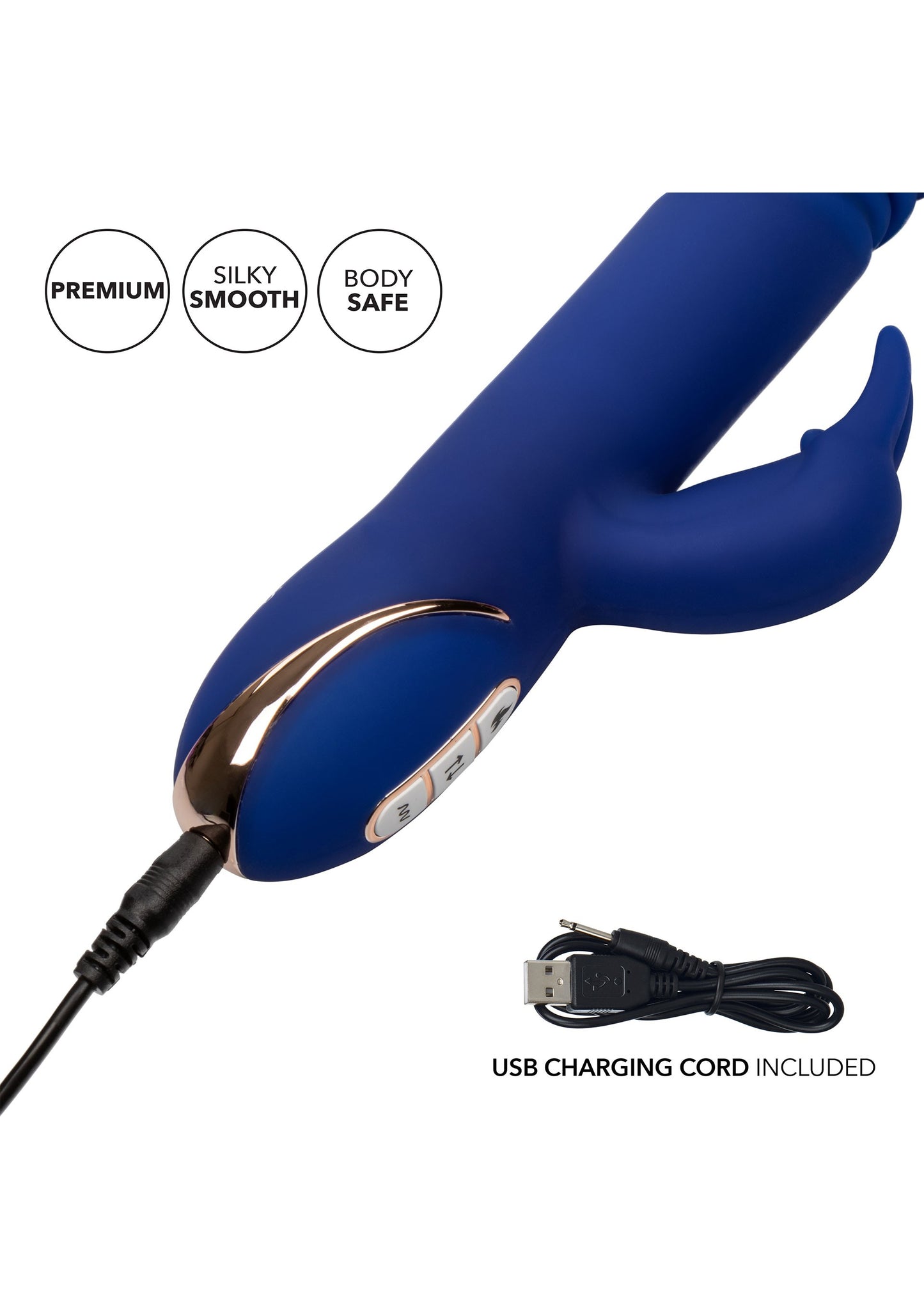 Vibratore rabbit riscaldato punto G in silicone