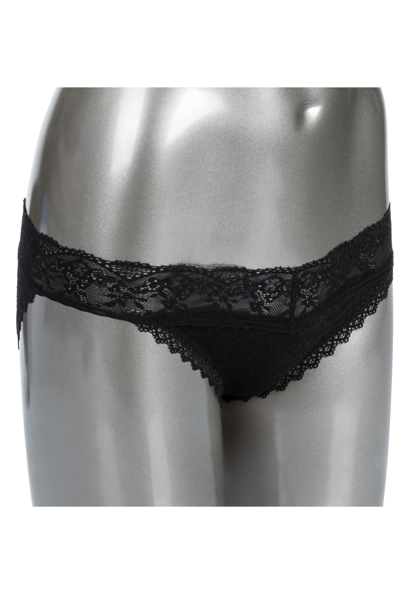 Slip vibrante in pizzo con telecomando L/XL