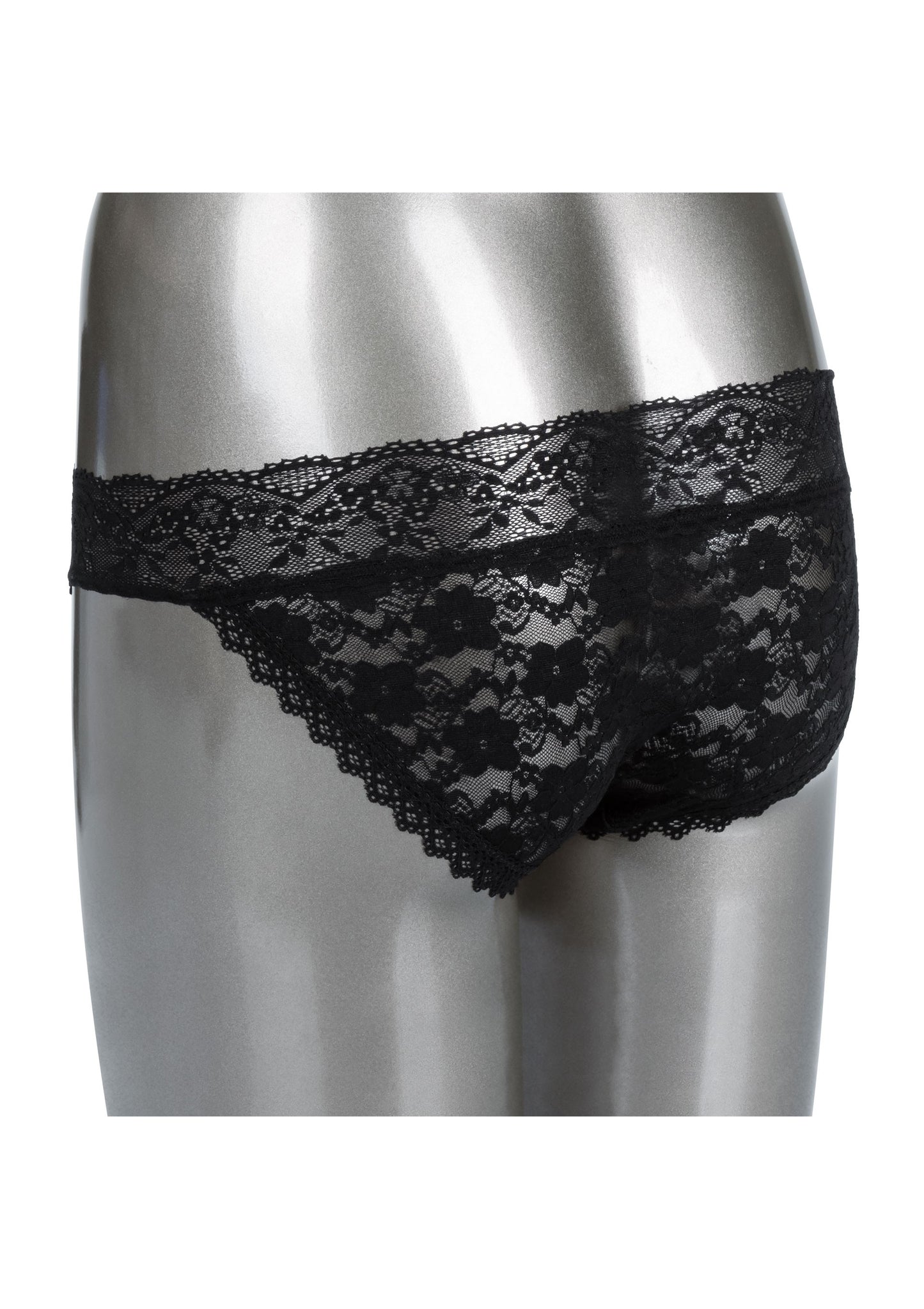 Slip vibrante in pizzo con telecomando L/XL