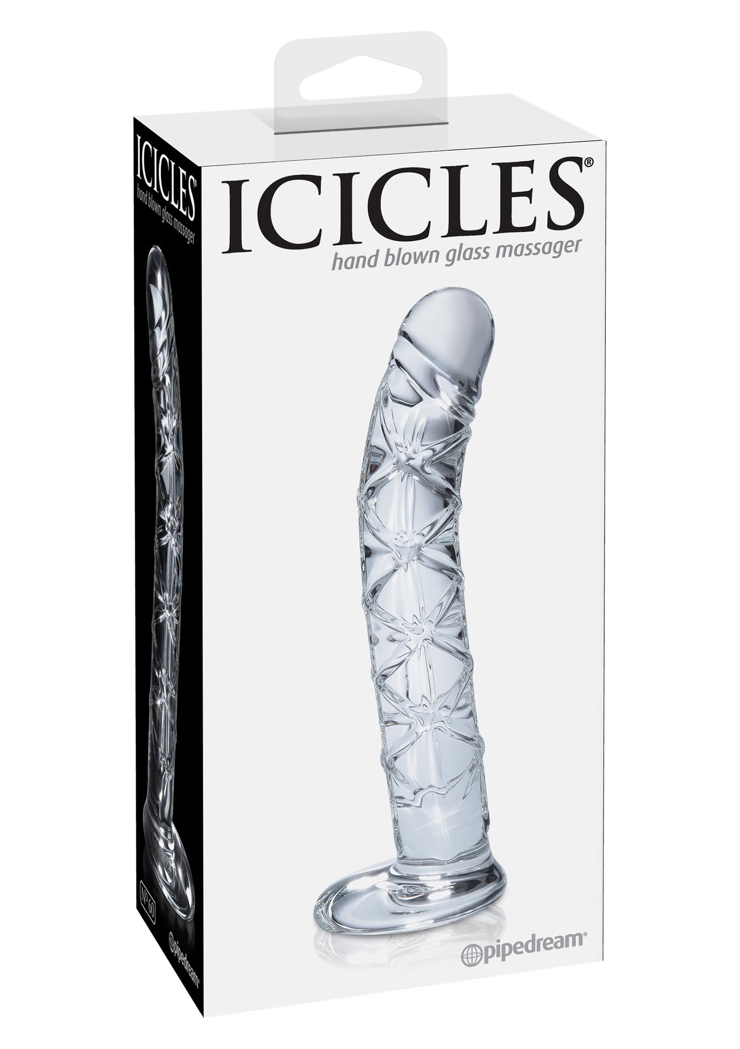 Fallo realistico in vetro icicles no 60