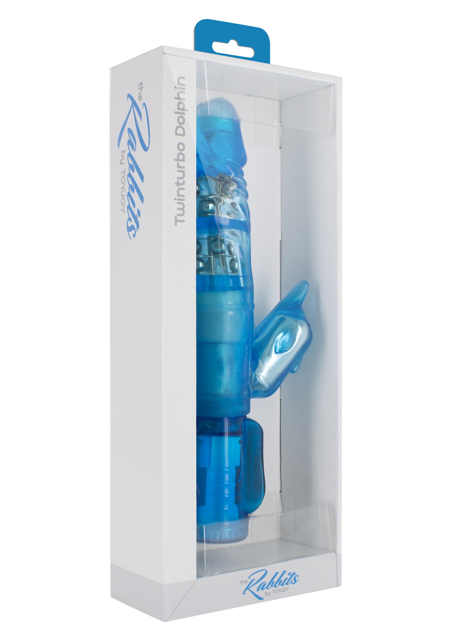 Vibratore vaginale rabbit blu Twinturbo Dolphin Vibrator
