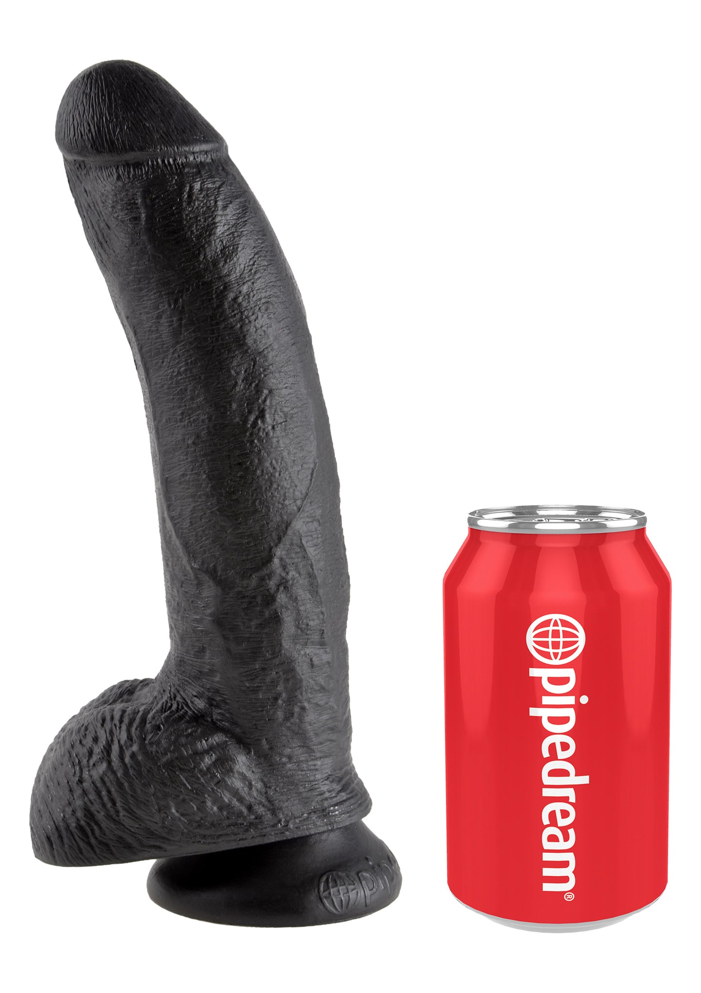 Fallo realistico vaginale anale Cock 9 Inch With Balls black