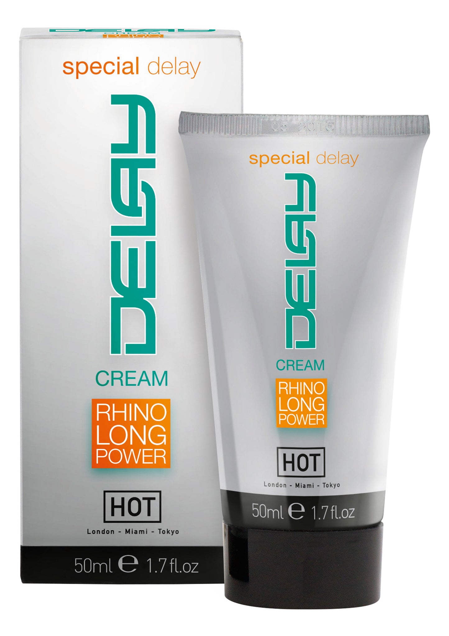Crema maschile ritardante special Delay Creme 50ml rhino long power