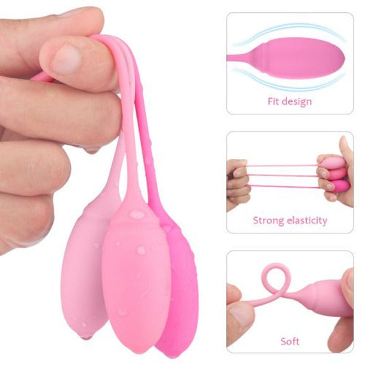 Palline vaginali per massaggio pavimento pelvico Training Pleasure