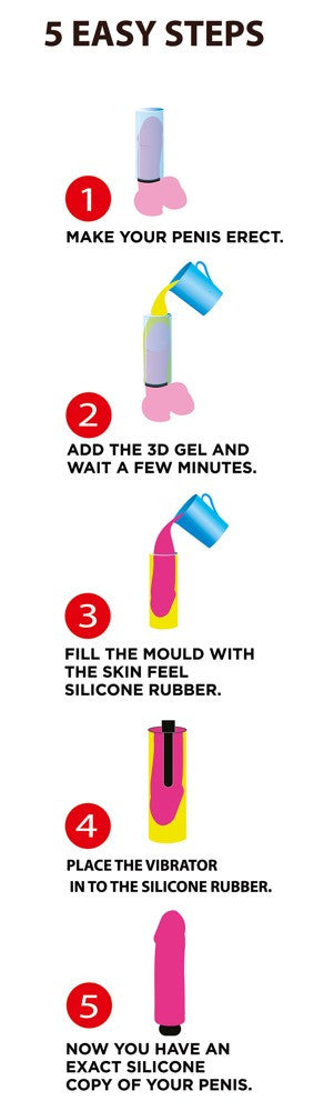 Cloneboy Vibrator Set stampo del pene per vibratore