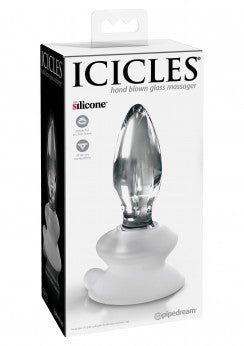 fallo anale in vetrocon ventosa Icicles No. 91
