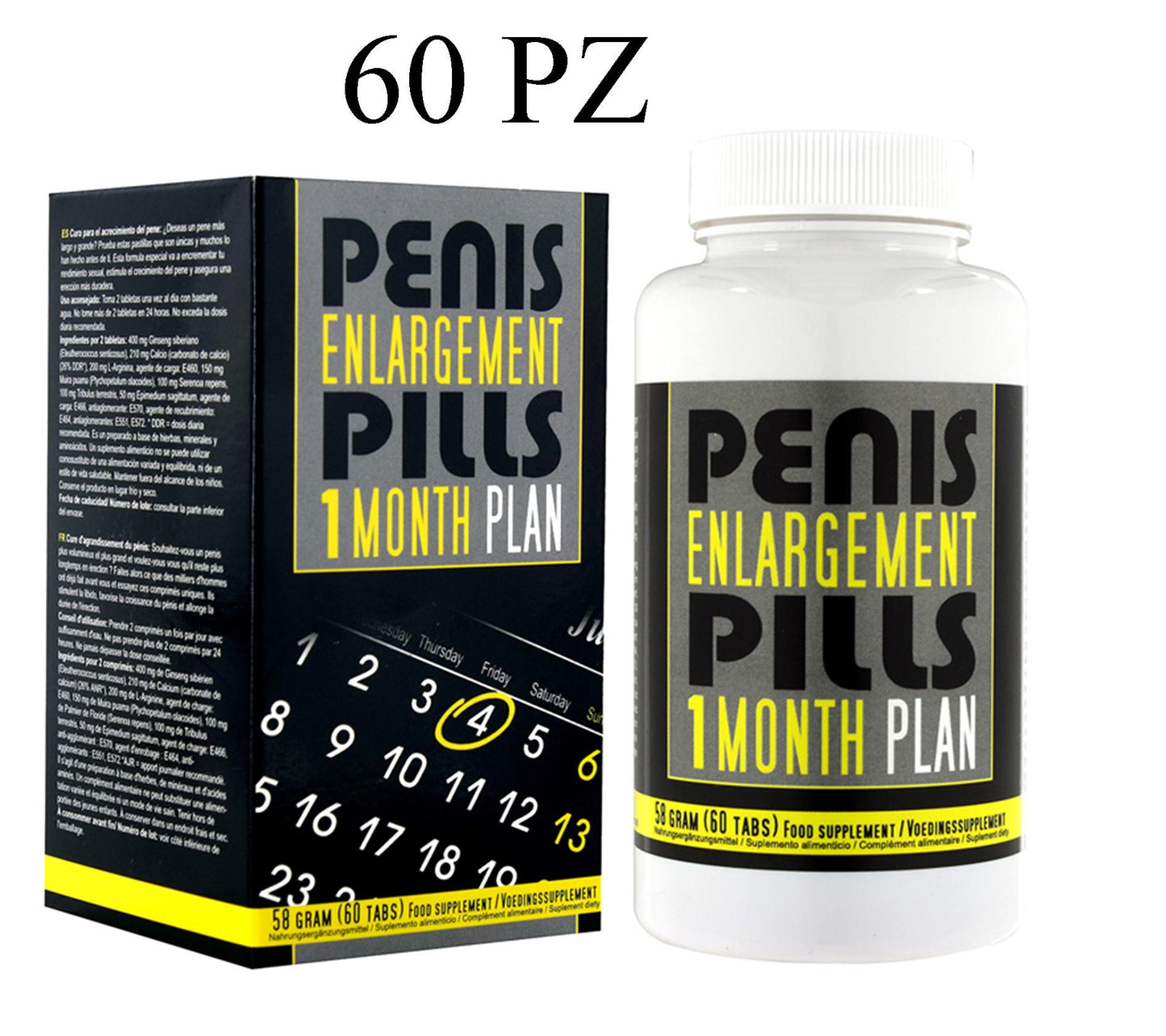 Penis Enlargement Caps 60pcs miglior erezione uomo