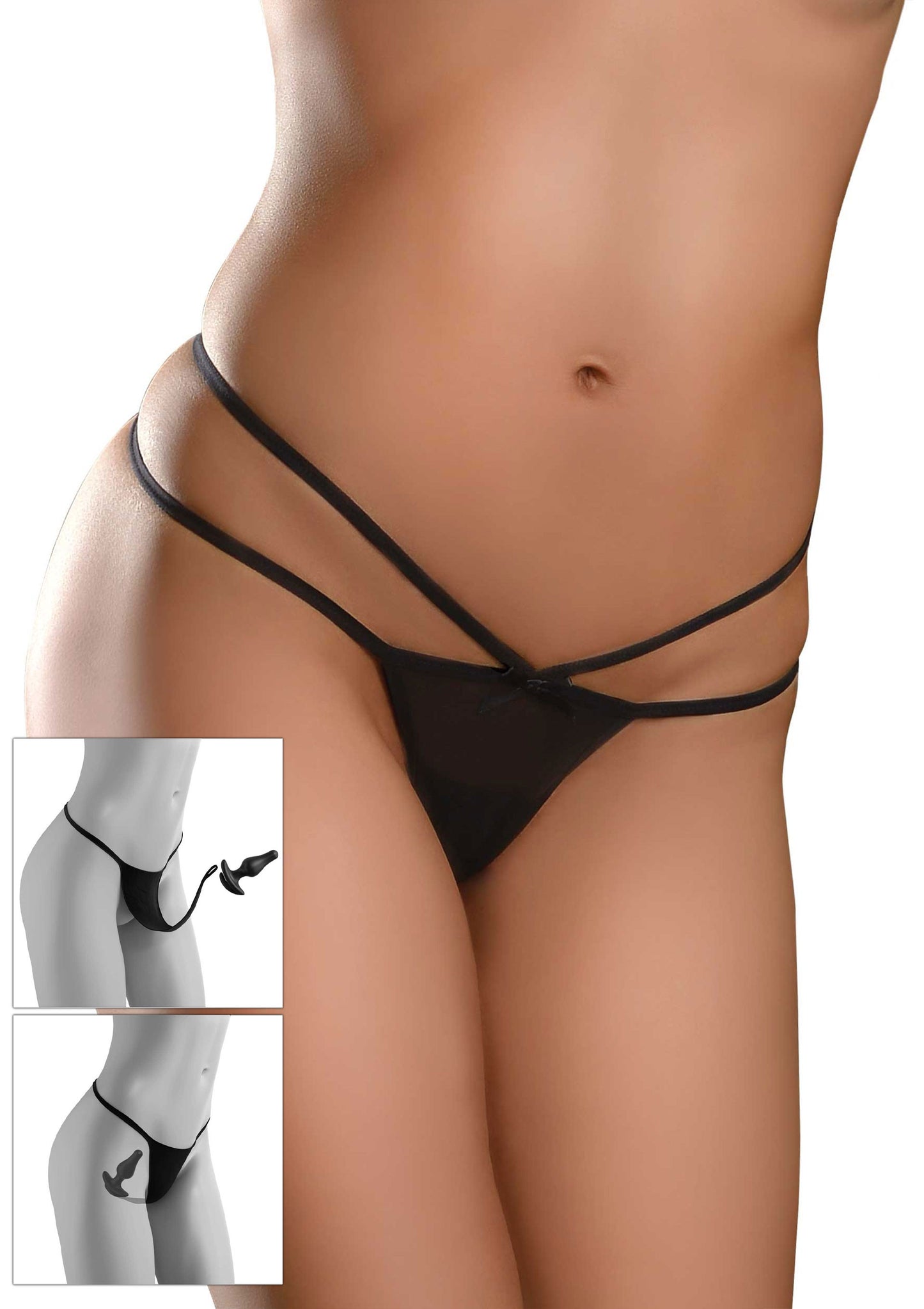 Slip con vibrazione Remote Triple Teaser OS