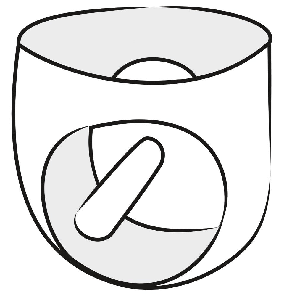 Slip latex con fallo anale interno