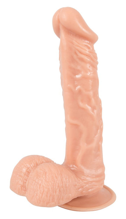Fallo realistico Medium Dildo with Testicles and Suction Cup