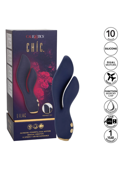 Vibratore doppio Chic Lilac