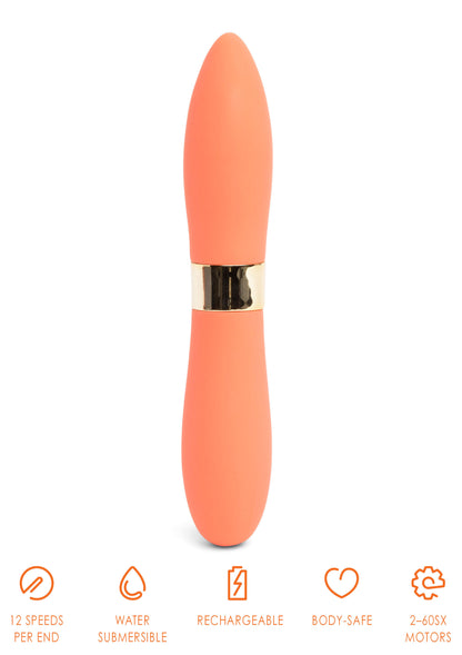 Vibratore in silicone Bullets Deux Double-Ended