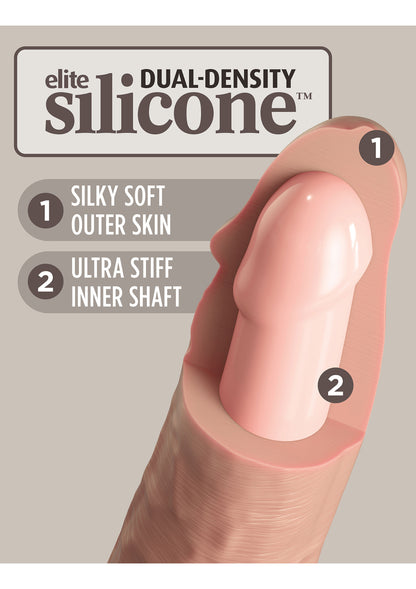 Fallo realistico 9 Inch 2Density Silicone Cock