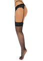 Collant Net Stockings with Lace Top