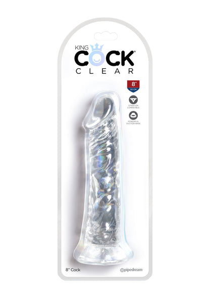 Fallo trasparente King Cock 8 Inch Cock