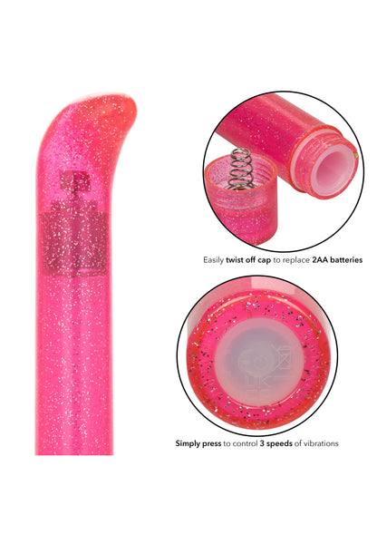 Vibratore punto g rosa Sparkle Slim G-vibe