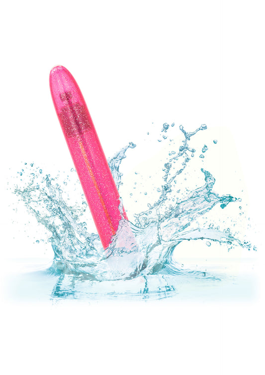 Vibratore classico rosa Sparkle Slim Vibe