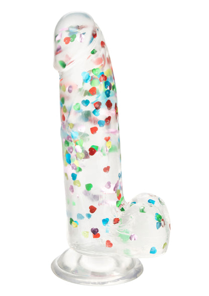 Fallo realistico con ventosa I Love Dick Heart Filled Dong