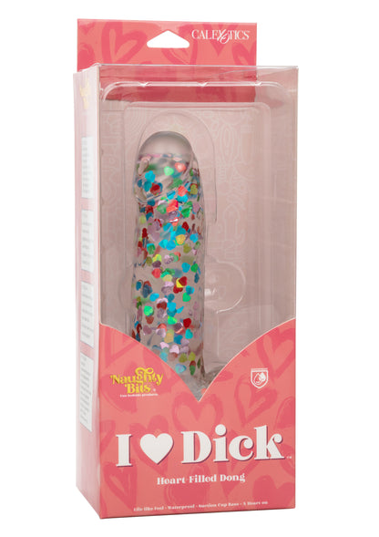 Fallo realistico con ventosa I Love Dick Heart Filled Dong