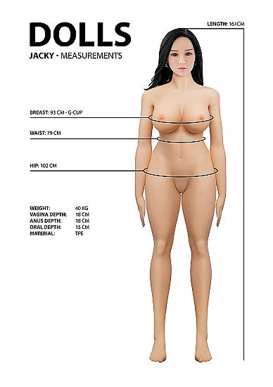 bambola sexy doll Jacky - Flesh Jacky in silicone