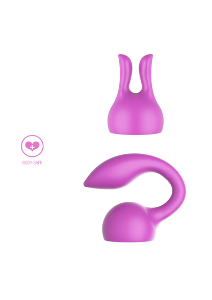 Accessori fucsia per massaggiatore wand Attachments Personal Massager