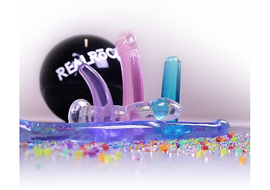 Dildo con ventosa Non Realistic Dildo Suction Cup - Transparent 17 cm