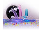 Dildo con ventosa blu Non Realistic Dildo Suction Cup - Blue 17 cm