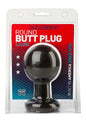 FALLO ANALE ROUND BUTT PLUGS LARGE BLACK