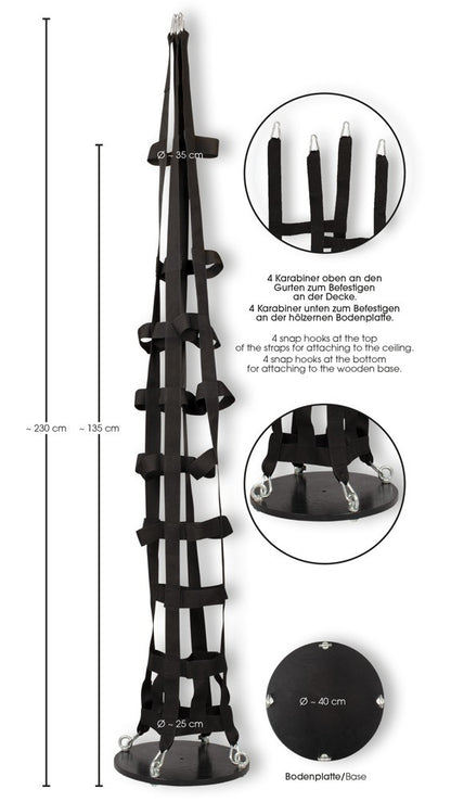 Gabbia costrittiva Hanging strap cage