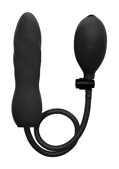 Fallo gonfiabile Inflatable Silicone Twist - Black