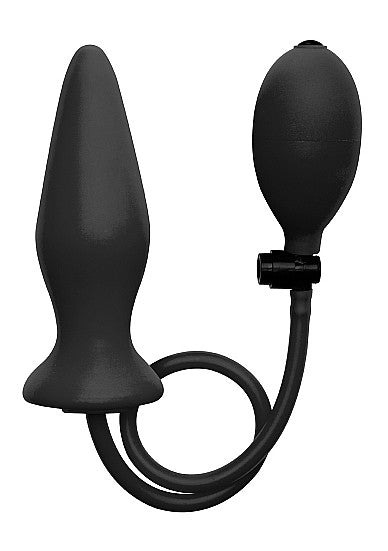 Fallo gonfiabile Inflatable Silicone Plug - Black