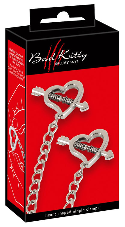 Strizza capezzoli regolabile Heart shaped nipple clamps