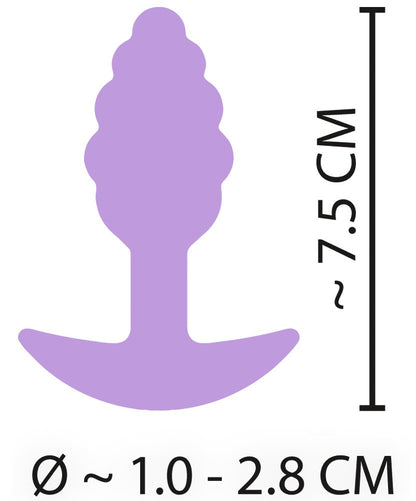 Plug anale Mini Butt Plug cuties viola