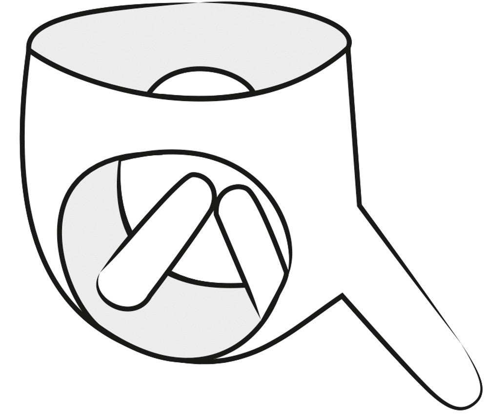 Mutanda con fallo triplo Slip mit Dildo