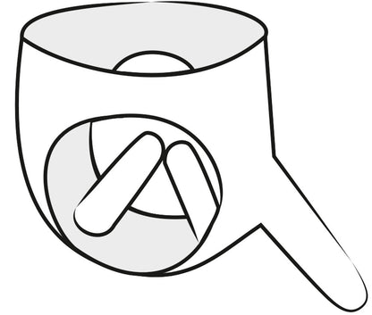 Mutanda con fallo triplo Slip mit Dildo