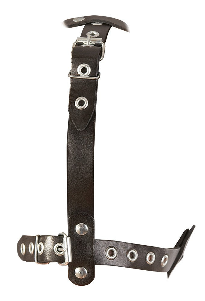maschera con dildo in ecopelle zado