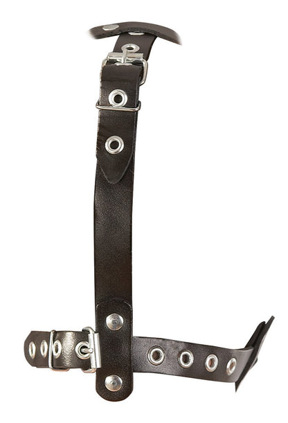 maschera con dildo in ecopelle zado