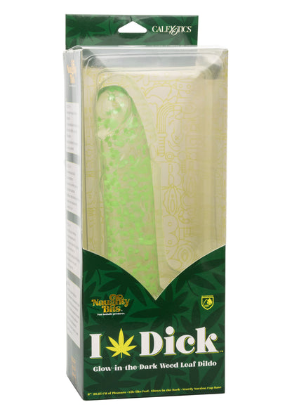 fallo con ventosa I Leaf Dick Glow Dildo