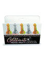 Candele divertenti Glitterati Penis Candle Set