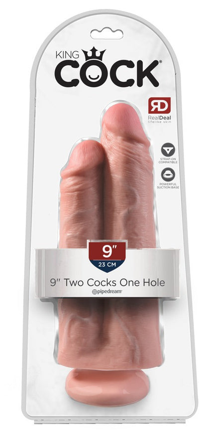 Fallo doppio con ventosa 9“ Two Cocks One Hole