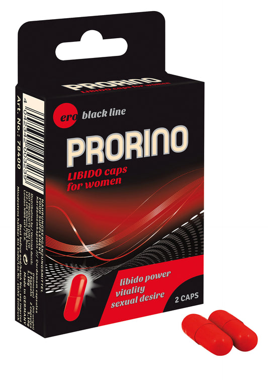 Pastiglie stimolanti femminili Prorino Libido Caps her 2pcs