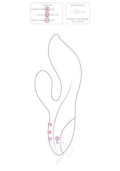vibratore rabbit Freya Rumble Vibrator