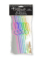 Cannucce a forma di pene Glitterati Silly Penis Straws 8 pz