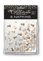 Tovaglioli divertenti con peni Glitterati Penis Party Napkins