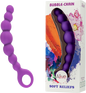 Fallo anale in silicone plug butt Bubble chain Lilla