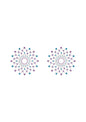 Copricapezzoli con strass Pasties Charm III blue & purple